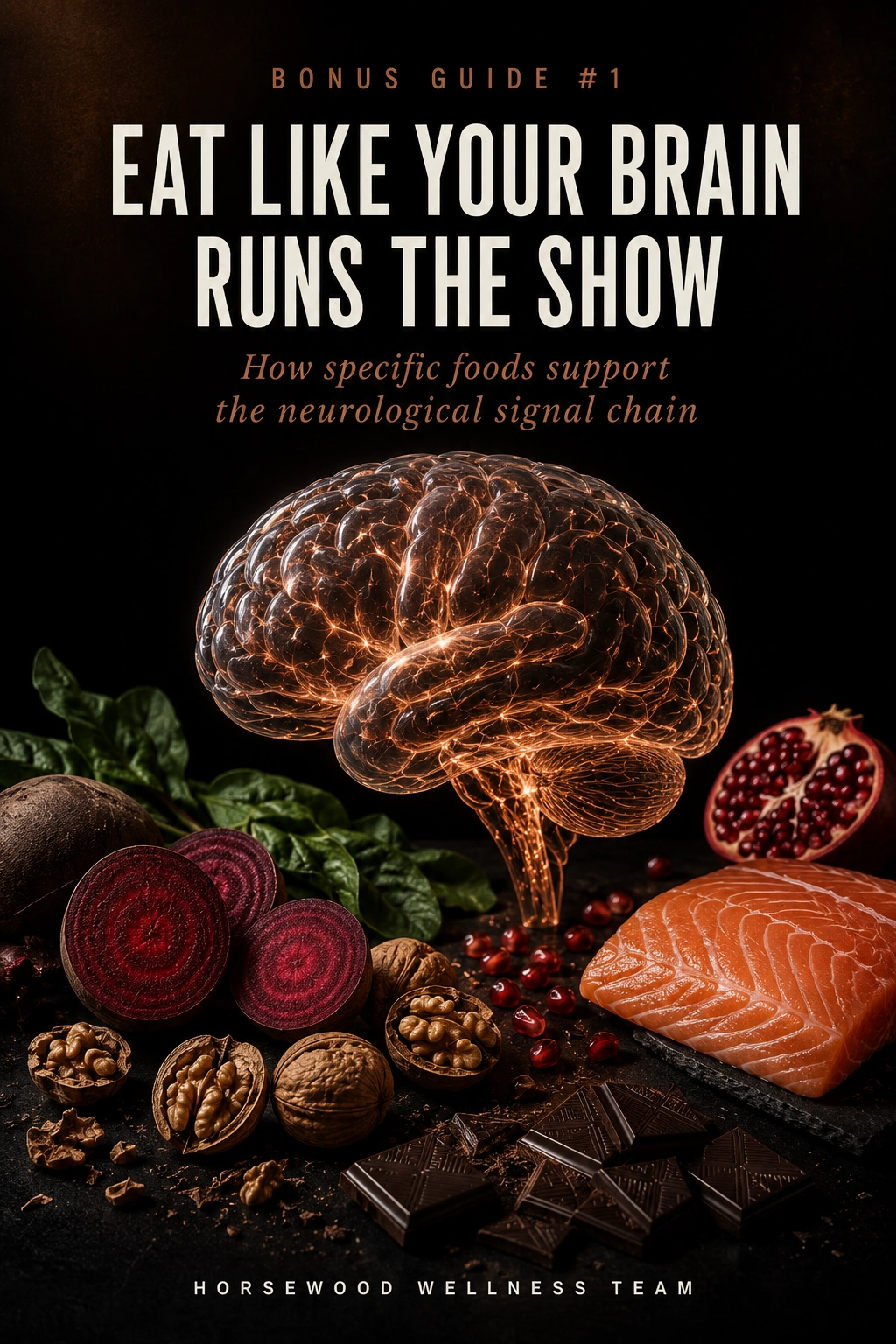 Horsewood bonus guide one cover: Eat Like Your Brain Runs The Show